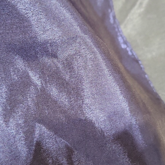 NIKI by NIKI LIVAS Royal Blue Leme' V-Back Rose Detail Maxi Bridesmaid Dress - Picture 10 of 14